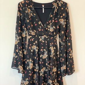 Free People floral bohemian dress